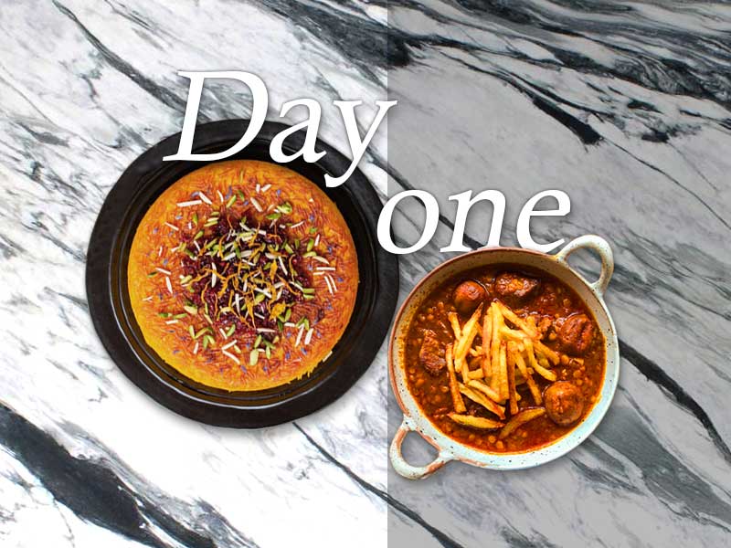 برنامه روز اول تغذیه گیاهی