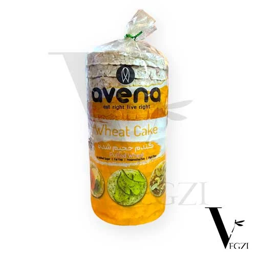 رایس کیک گندم حجیم شده avena رایس کیک گندم حجیم شده avena