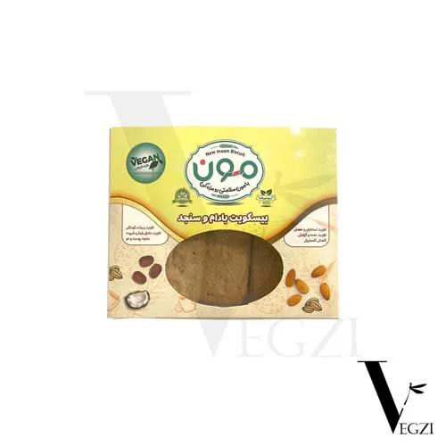 بیسکویت بادام و سنجد - مون بیسکویت بادام و سنجد - مون