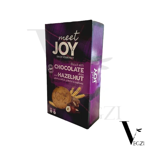 بیسکویت شکلات و فندق Meet Joy بیسکویت شکلات و فندق Meet Joy